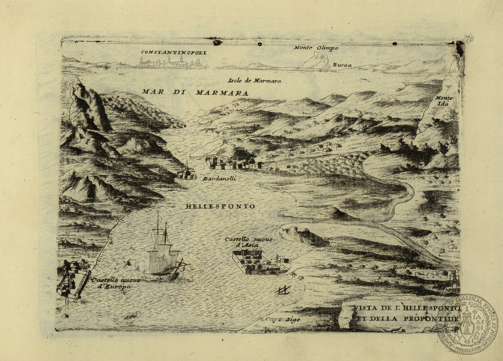 Vista de l' Hellesponto et della Propontide
